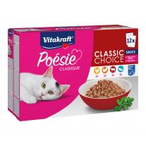 Vitakraft Poésie Classique MP Classic choice mix v omáčce 12x85 g