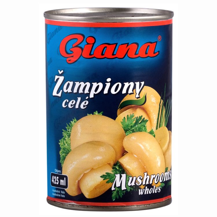 GIANA Šampiňóny - celé 425ml