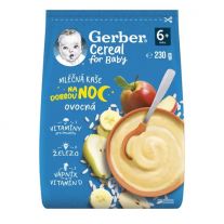 GERBER Cereal mliečna kaša ovocná Dobrú noc 230 g