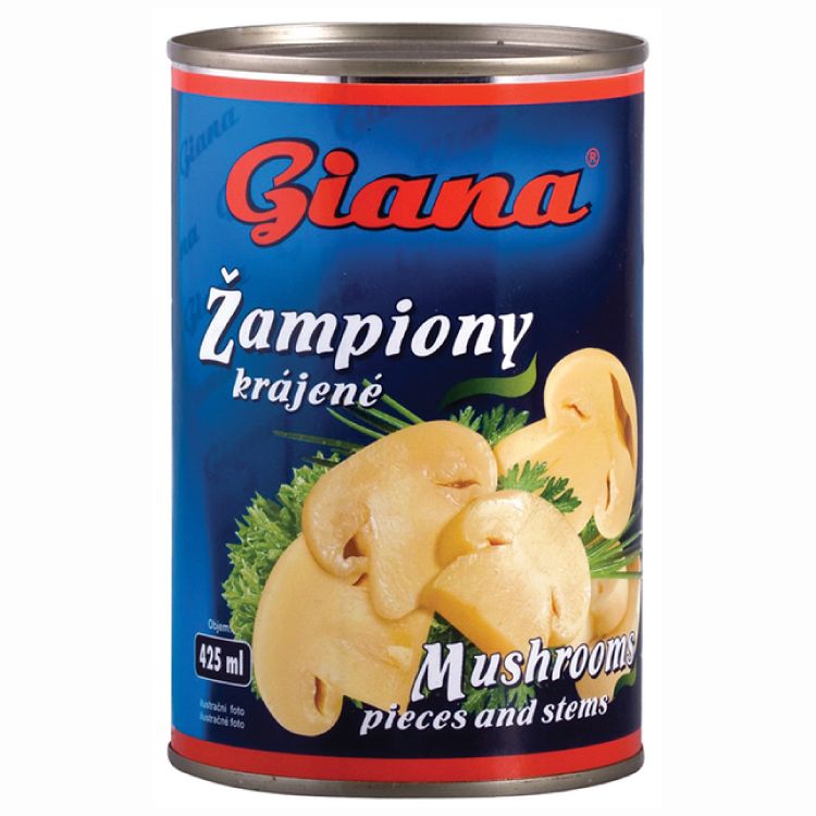 Giana Šampiňóny krájané 425ml - eDELIA.sk