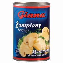 GIANA Šampiňóny - krájané 425ml