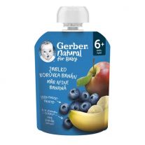 GERBER Natural kapsička jablko, čučoriedka a banán 90 g