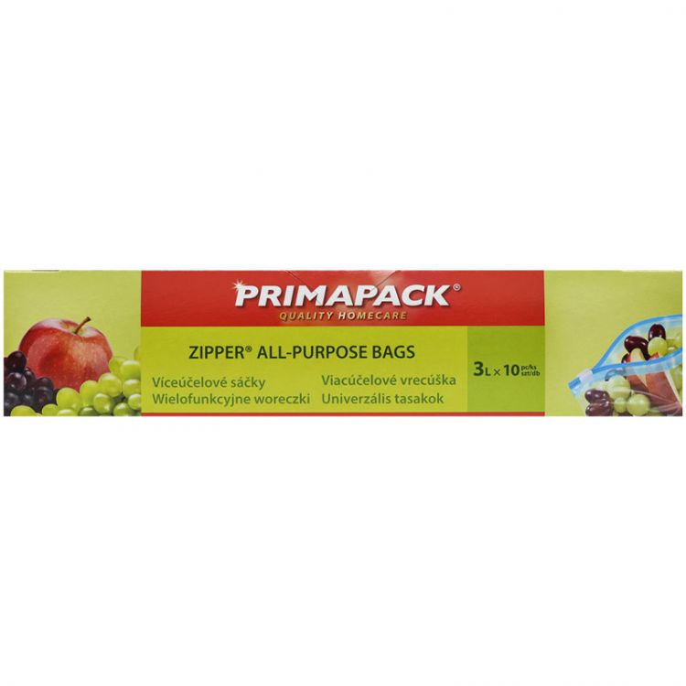 PrimaPack zipp viacúčelové vrecká 3L/10 ks