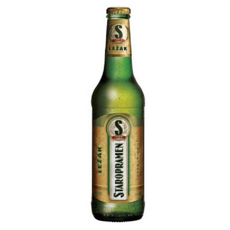 Staroprameň 12° ležiak pivo alk.12 % 500 ml sklo