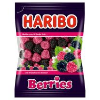 Haribo Berries želé s príchuťou malina a černica 100 g