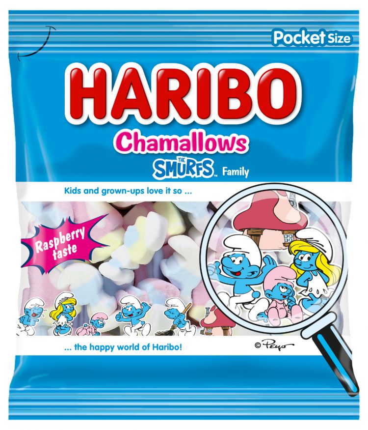 Haribo Chamallows Smurfs Family 90g