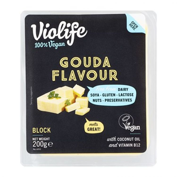Violife Gouda blok rastlinná alternatíva syra vegan 200 g