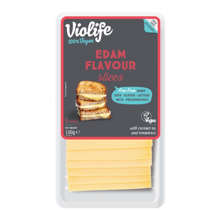 Violife Edam plátky rastlinná alternatíva syra vegan 100 g