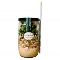Freshery Kokosová s tofu, rezancami a zeleninou v skle 210g