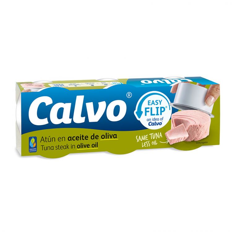 Calvo Tuniak v olivovom oleji 3 x 65 g