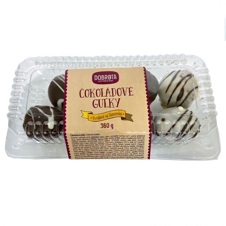 DOBROTA Čokoládové guľky 360g