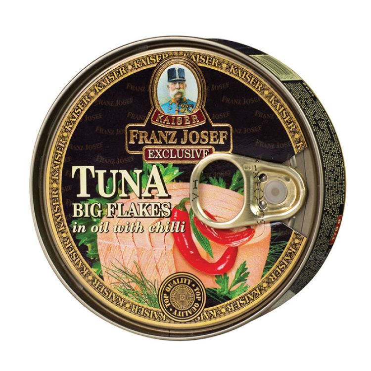 Franz Josef Tuniak kúsky v oleji s chilli 170g