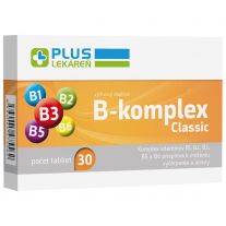 Plus Lekáreň B-komplex Classic, výživový doplnok, 30 tabliet