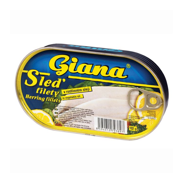 GIANA Filety Sleď v oleji 170g