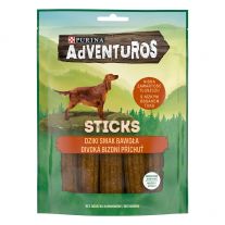 Adventuros Sticks maškrty pre psov bizón 120 g