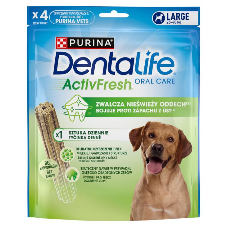 Dentalife Activfresh Large maškrty pre psov 142 g