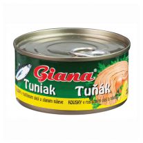 GIANA Tuniak v oleji - kúsky 170g