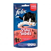 FELIX PLAY TUBES Cat s príchuťou morky a šunky 50 g