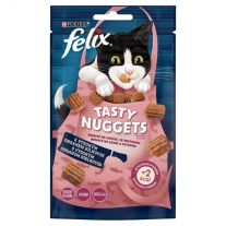 Felix Tasty Nuggets maškrty pre mačky losos, pstruh 50 g