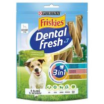 Friskies Dental Fresh maškrty pre psov 3v1 110 g