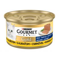 Gourmet Gold konzerva pre mačky kura paštéta 85 g