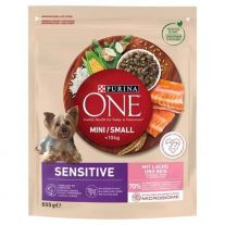 Purina ONE Mini Sensitive granule pre psov losos 800 g