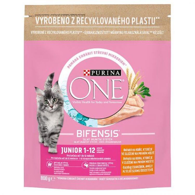 Purina ONE Bifensis Junior granule pre mačiatka kura 800 g
