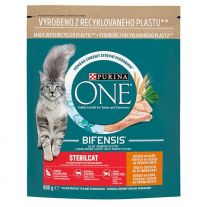 Purina ONE Bifensis Sterilised granule pre mačky kura 800 g