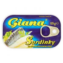 GIANA Sardinky v oleji 125g