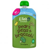 Ella's Kitchen BIO Hruška, hrášok a brokolica (120 g)