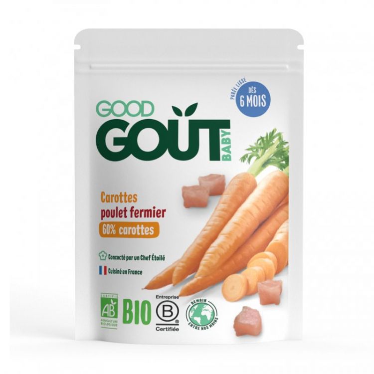 Good Gout BIO Mrkva s farmárskym kuriatkom 190 g