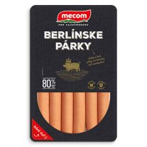 Mecom Berlínske párky 80% mäsa 220 g