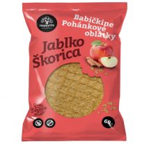 HAPPYLIFE Babičkine pohánkové oblátky jablko - škorica 60g 