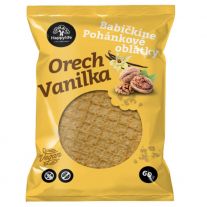 HAPPYLIFE Babičkine pohánkové oblátky orech-vanilka 60g 
