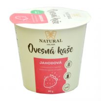 Natural Jihlava Ovsená kaša v kelímku jahodová, bez gluténu - Natural 80g