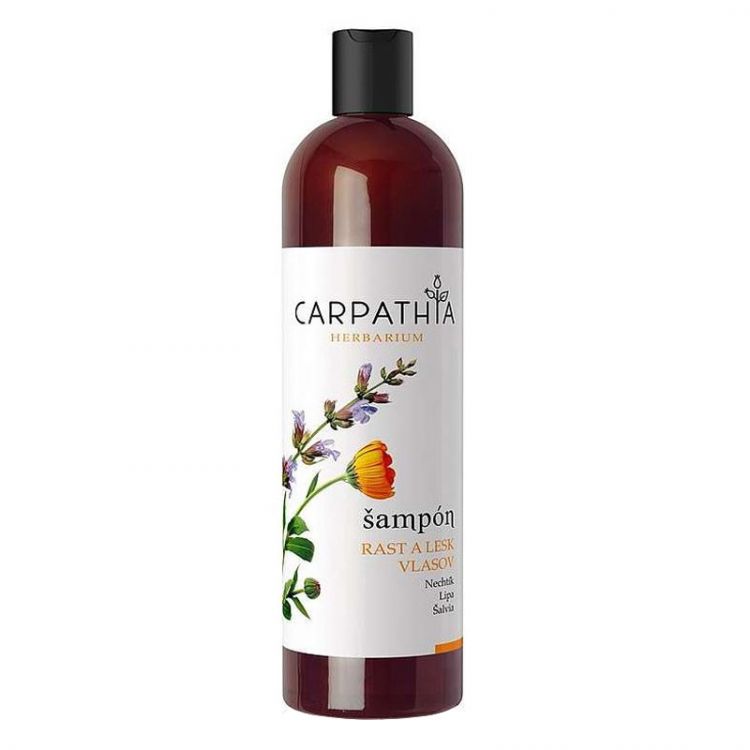 Carpathia Herbarium šampón na rast a lesk vlasov 350 ml