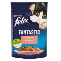 Felix Fantastic kapsička pre mačky losos v želé 85 g