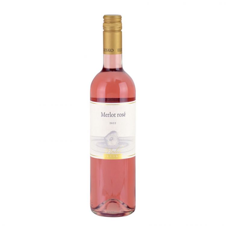 ELESKO, Merlot rosé  D.S.C., ružové víno polosuché 12% 0,75 l