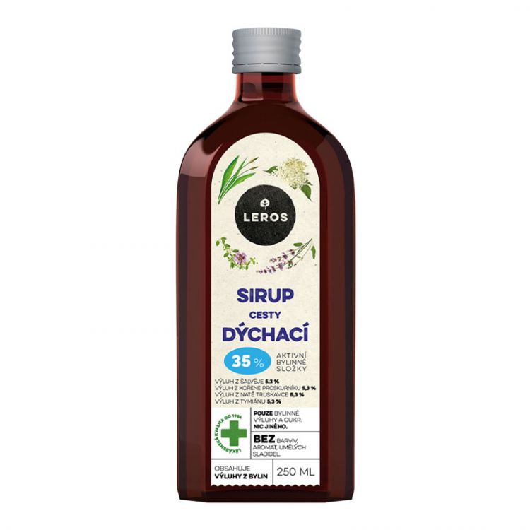 Leros Sirup Cesty dýchací 250ml