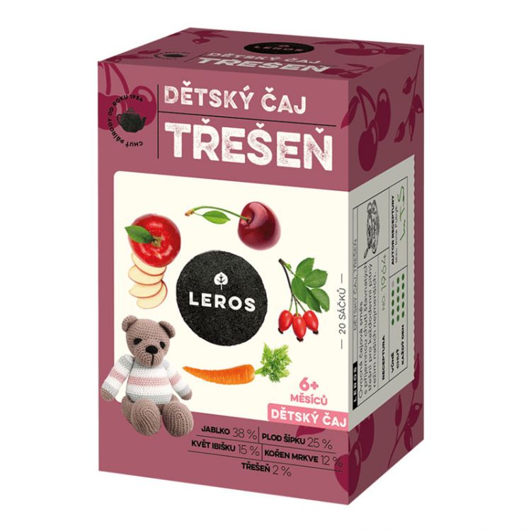 Leros Detský čaj Čerešňa 40 g