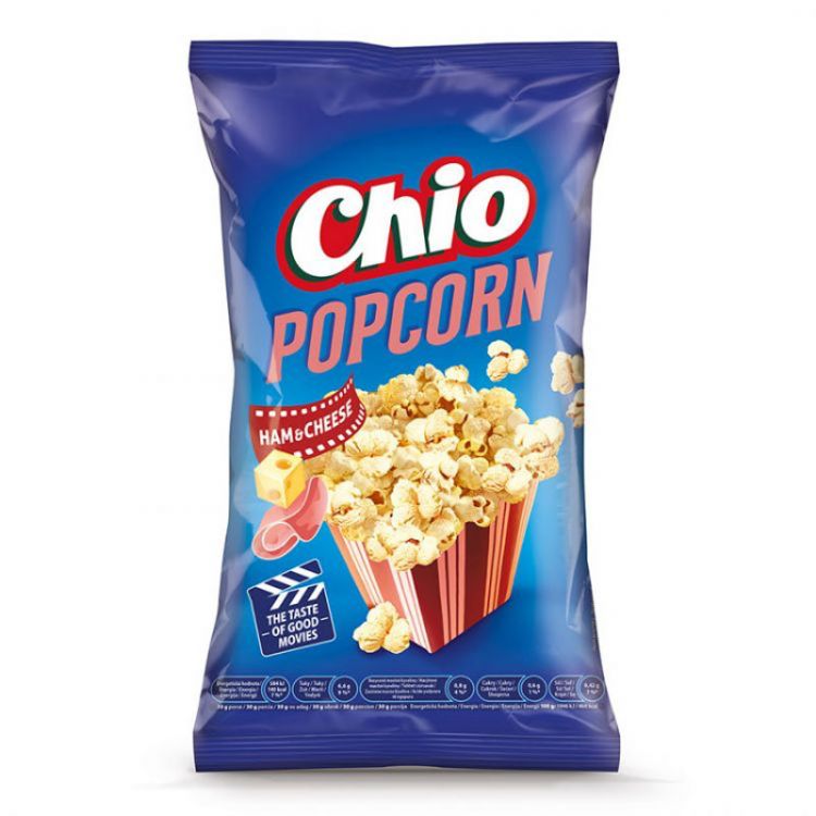 Chio Ready to Eat Popcorn Šunka a sýr 75g