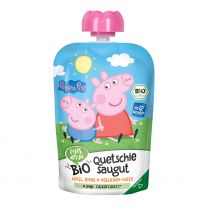 BIO Peppa Pig ovocna kapsicka Pepa / Schorsch 100g