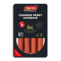 Mecom Cisárske párky paprikové 97% 200g