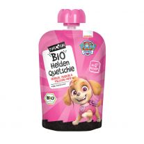 PURE & FUN Bio ovocná kapsička Paw Patrol Syke - Jahoda Malina a celozrnné vločky 100 g