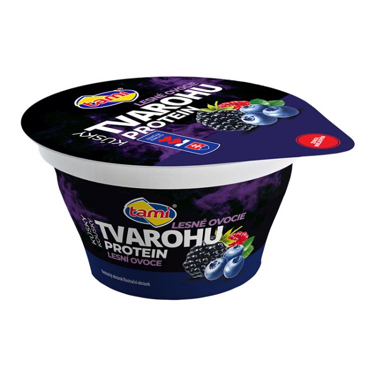 TamI Kúsky tvarohu PROTEIN Lesné ovocie 130 g