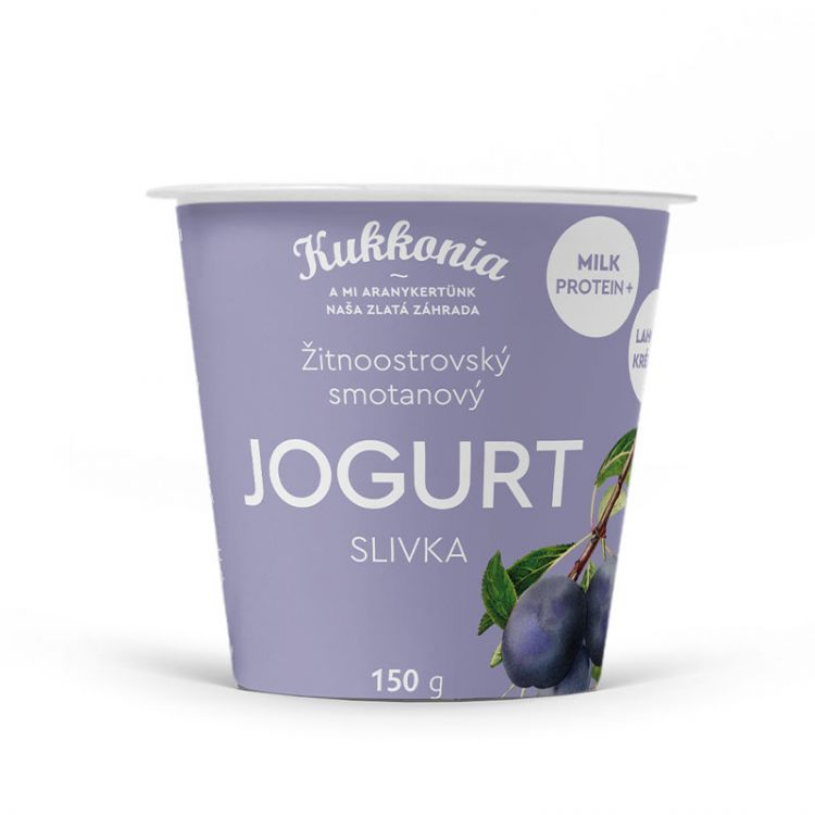 Kukkonia smotanový jogurt Slivka 10% 150 g
