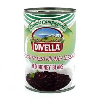 DIVELLA - Fazuľa červená, varená 400 g