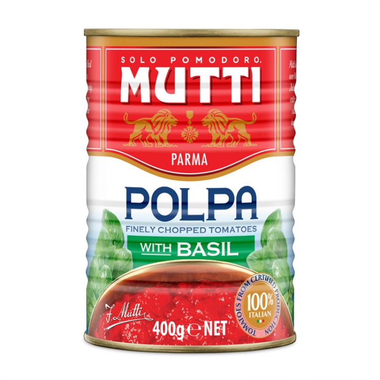 MUTTI - Polpa di pomodoro al Basilico 400 g