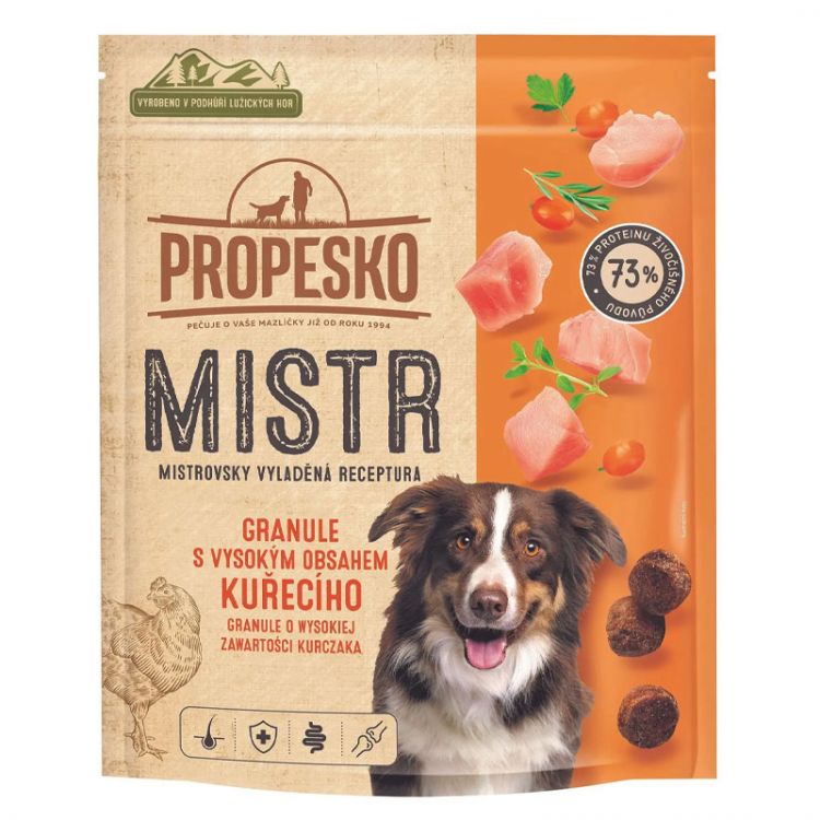 Propesko Mistr Granule pre psov s hydinou 1,5kg