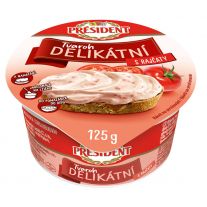 PRESIDENT Delikátní Tvaroh Paradajka 125 g
